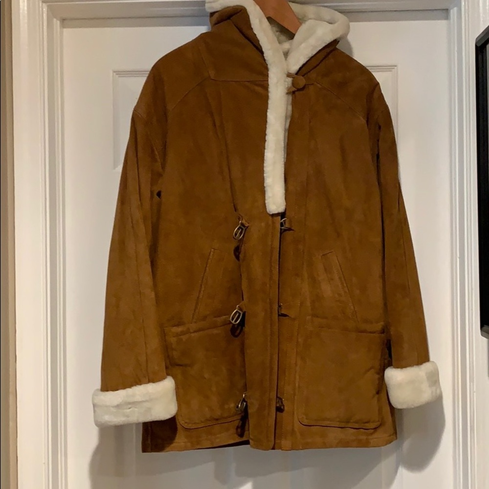 Victoria Secret’s Moda International Suede Coat